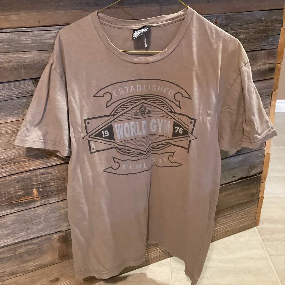 VTG world gym  T-Shirt - M